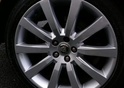 Image of a repaired alloy wheel