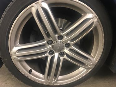 Audi Silver Wheel Repair After Image