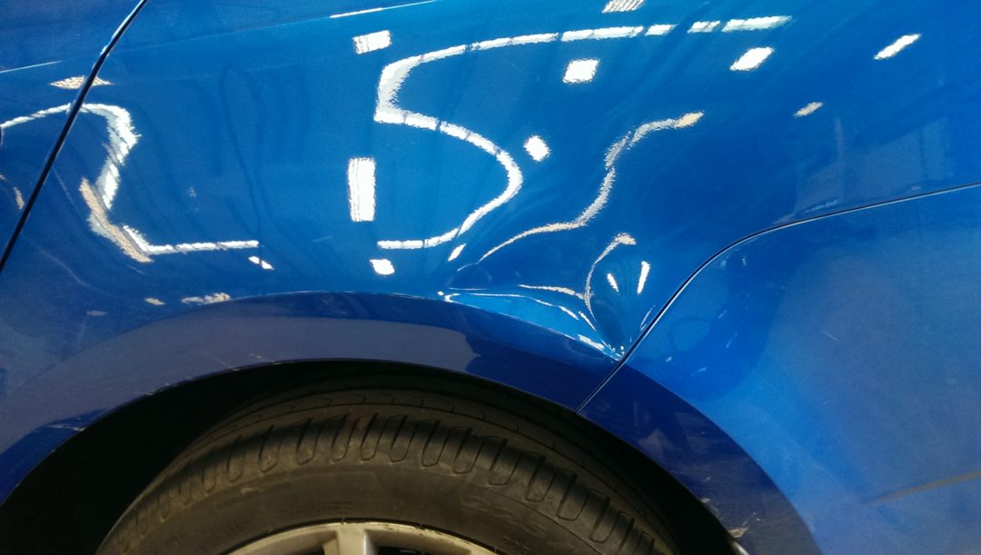 Quarter Panel Dent Repair Before Smart Repair